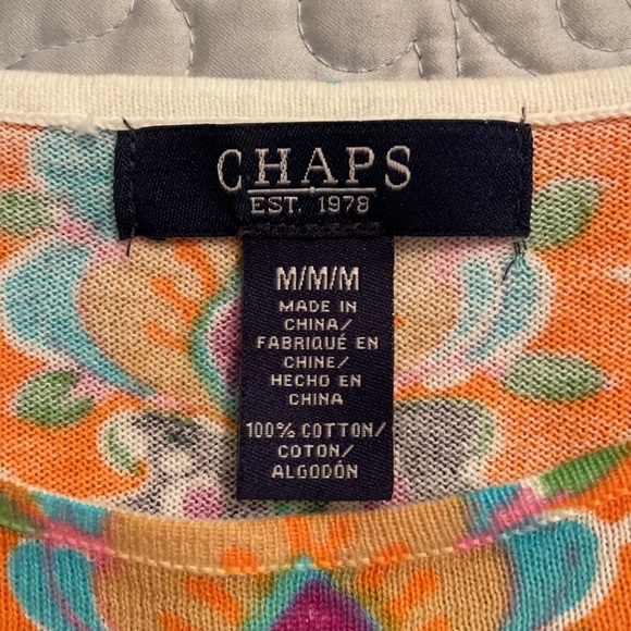 🌺Chaps Multi Colored Sweater - Picture 4 of 4